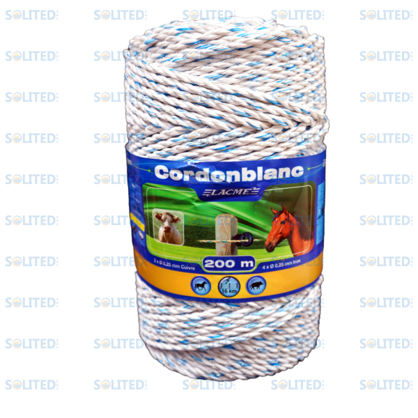 CORDON BLANCO PARA CERCA ELÉCTRICA