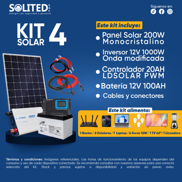 KIT SOLAR 4