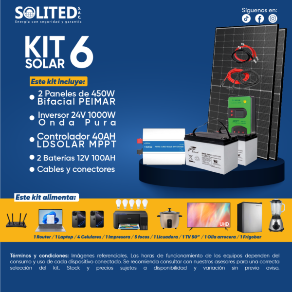 KIT SOLAR 6